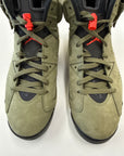 AIR JORDAN 6 TRAVIS SCOTT OLIVE - SIZE 11 (WORN)
