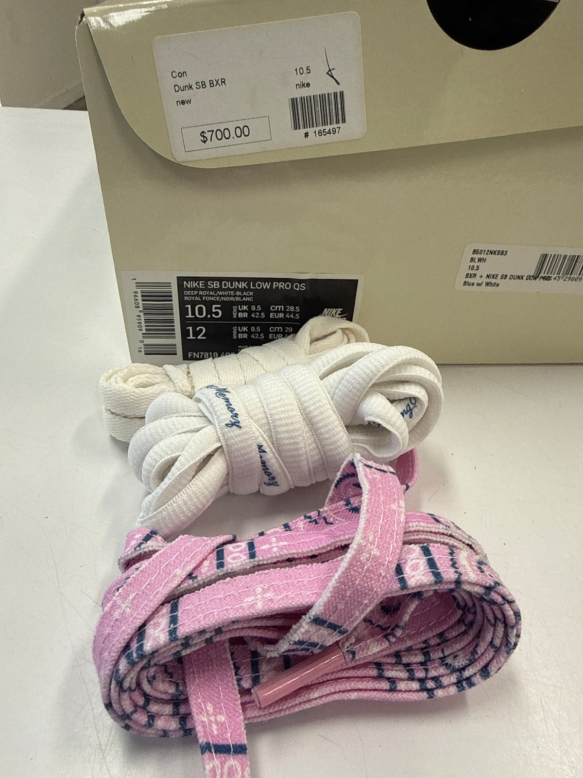 SB DUNK LOW BORN X RAISED - SIZE 10.5 (WORN)