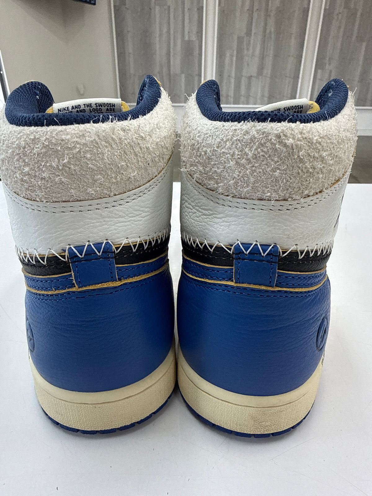 AIR JORDAN 1 HIGH FRAGMENT X UNION FRAMENT X UNION LA SPORT ROYAL - SIZE 11.5 (WORN)