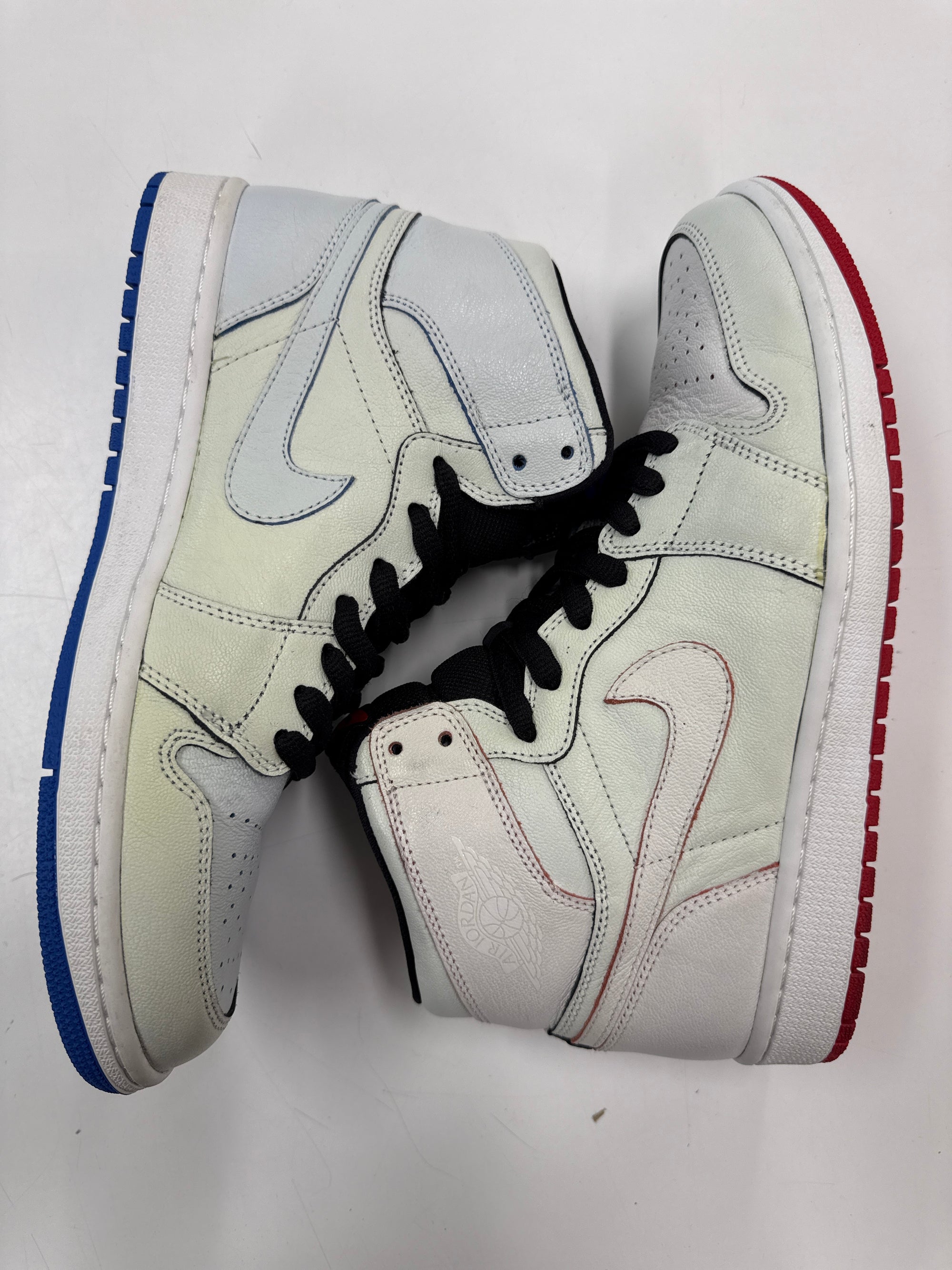 AIR JORDAN 1 HIGH LANCE MOUNTAIN WHITE - SIZE 10.5 (WORN)