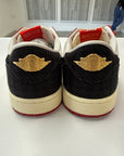 AIR JORDAN 1 LOW TROPHY ROOM - SIZE 10 (WORN)