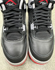 AIR JORDAN 4 BRED REIMAGINED - SIZE 11 (WORN) - WRONG LID
