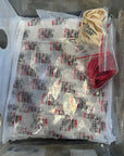 OFF WHITE AIR JORDAN 2 WHITE RED - SIZE 9 (WORN)