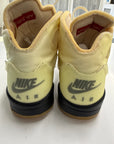 OFF WHITE AIR JORDAN 5 SAIL - SIZE 10.5 (WORN)