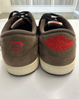 AIR JORDAN 1 LOW TRAVIS SCOTT MOCHA - SIZE 11 (WORN) - SUPER CLEAN