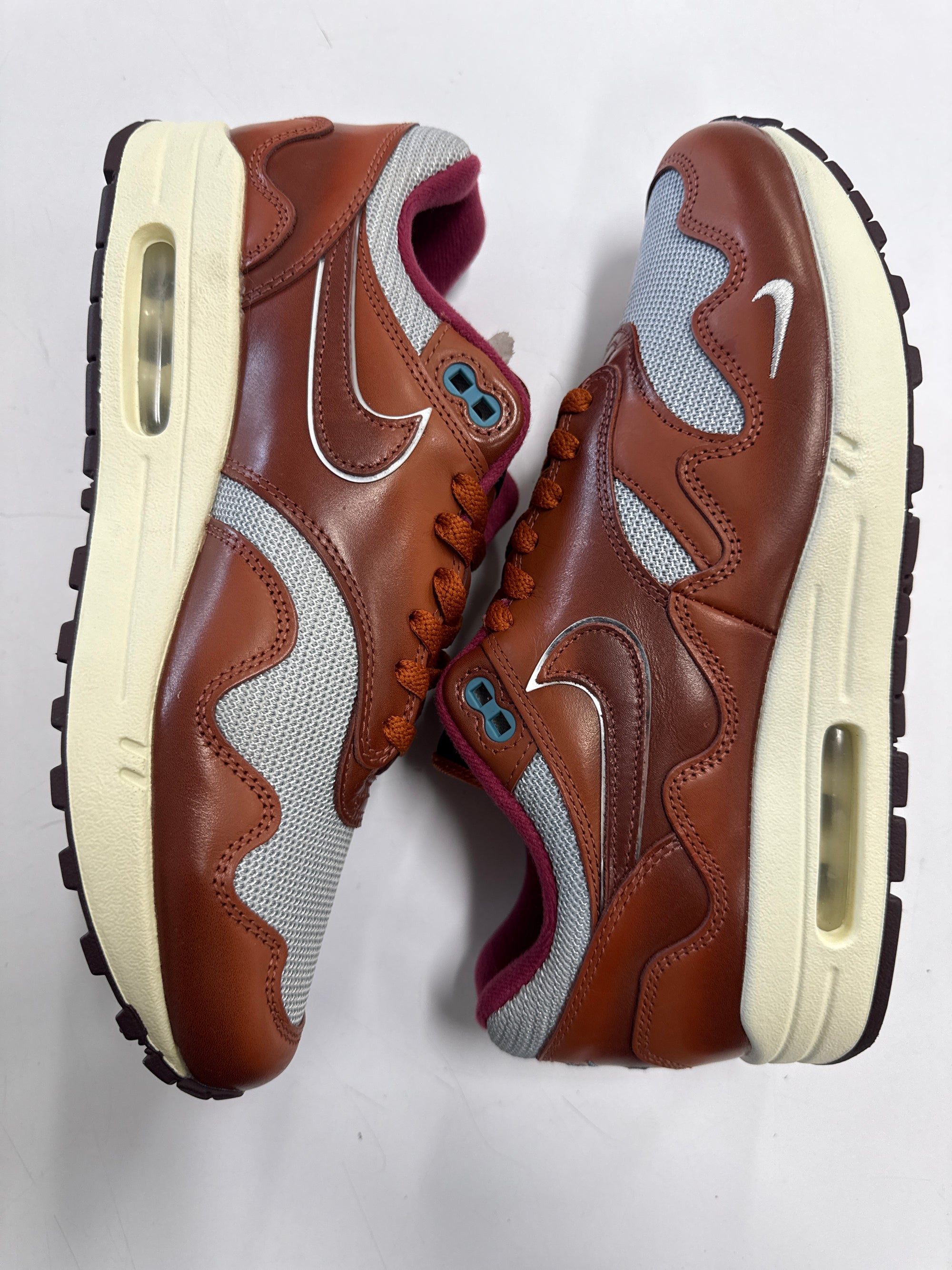 AIR MAX 1 PATTA THE NEXT WAVE DARK RUSSETT - SIZE 9.5 (WORN)