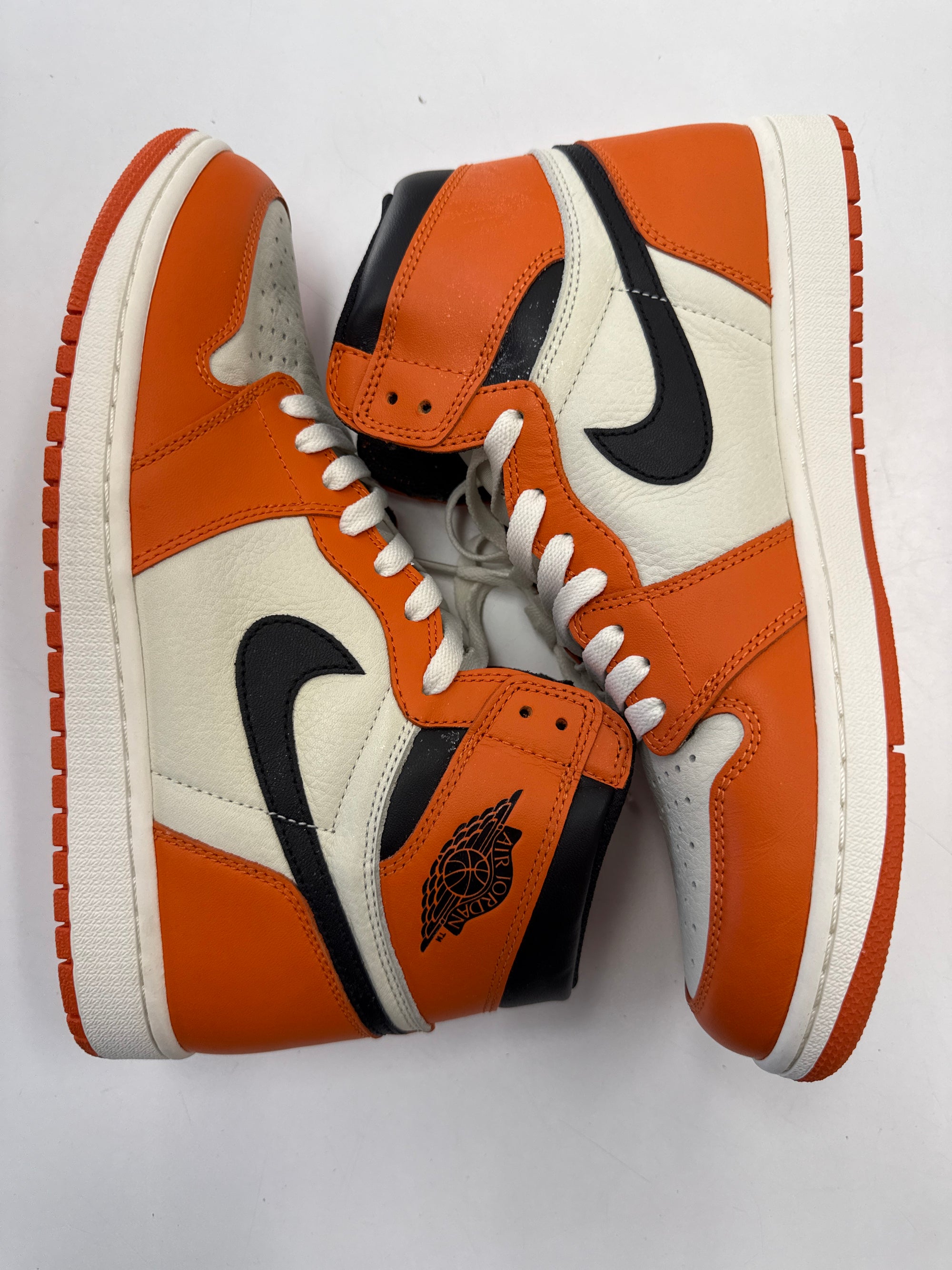 AIR JORDAN 1 HIGH REVERSED SHATTERED - SIZE 10.5 (WORN) - SUPER CLEAN