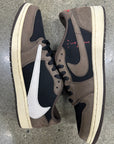 AIR JORDAN 1 LOW TRAVIS SCOTT MOCHA - SIZE 11 (WORN)