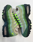 AIR MAX 95 BIG BUBBLE DUCKS A FEATHER OREGON DUCKS THE WOODS - SIZE 8.5 (WORN) - SUPER CLEAN