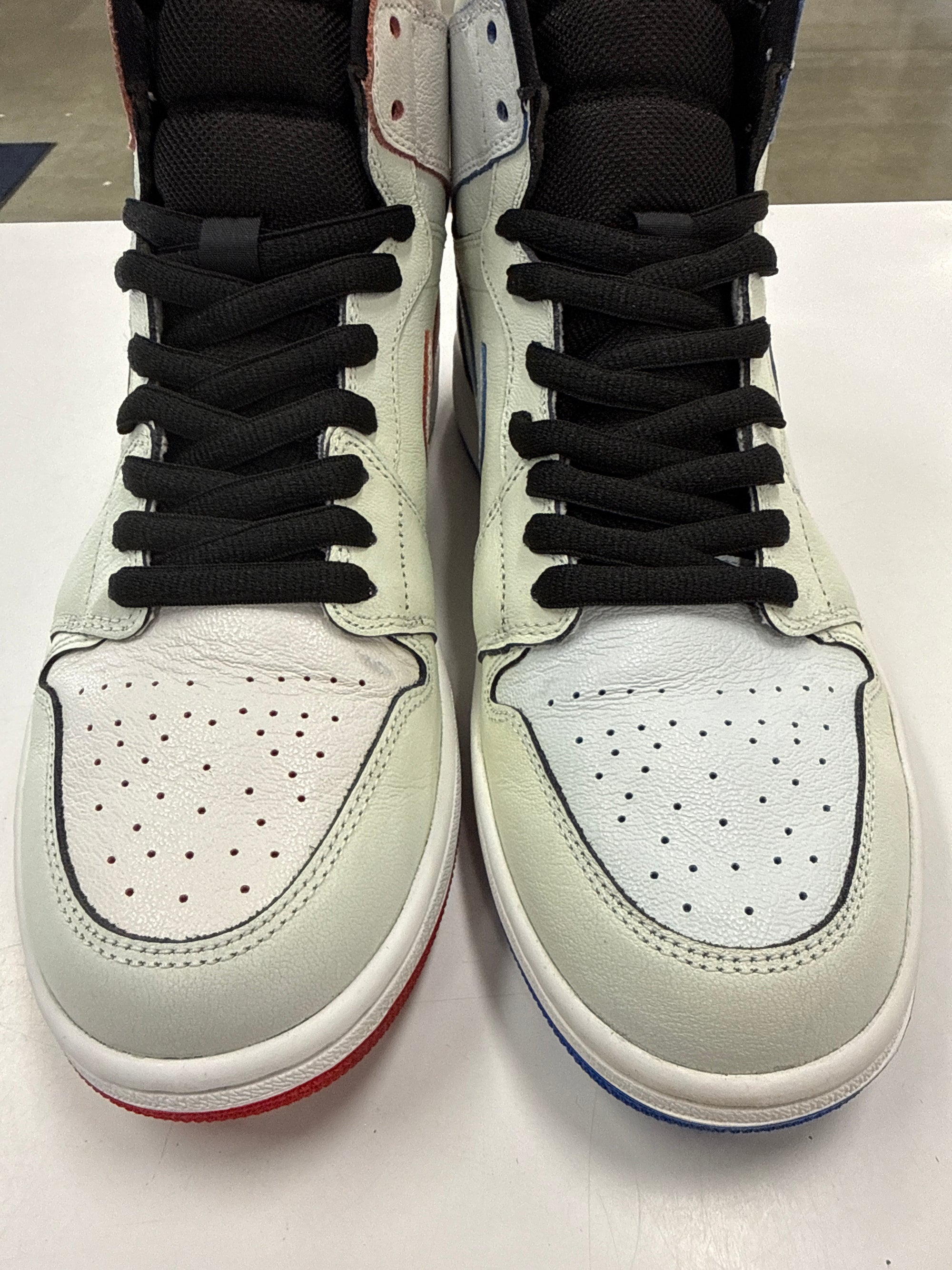 AIR JORDAN 1 HIGH LANCE MOUNTAIN WHITE - SIZE 10.5 (WORN)