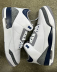 AIR JORDAN 3 MIDNIGHT NAVY - SIZE 12 (WORN) - SUPER CLEAN
