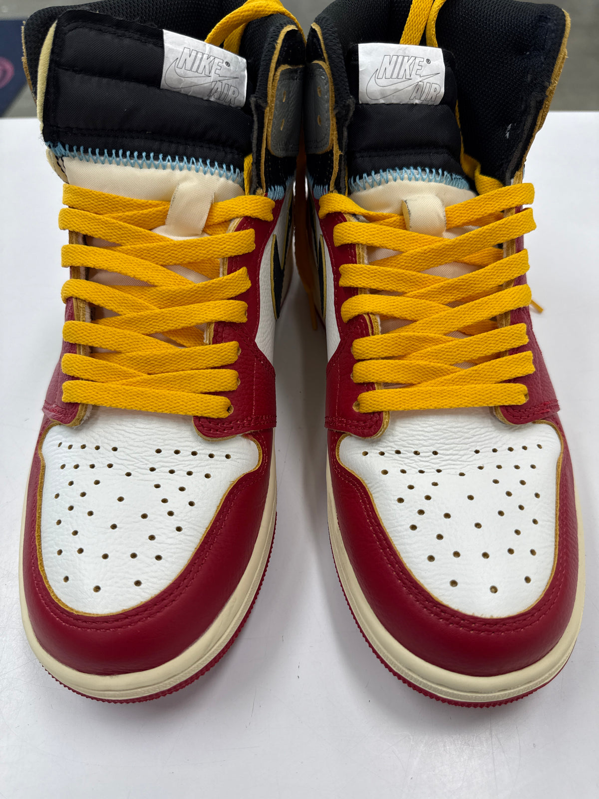 AIR JORDAN 1 HIGH UNION CHICAGO SHADOW - SIZE 9 (WORN)