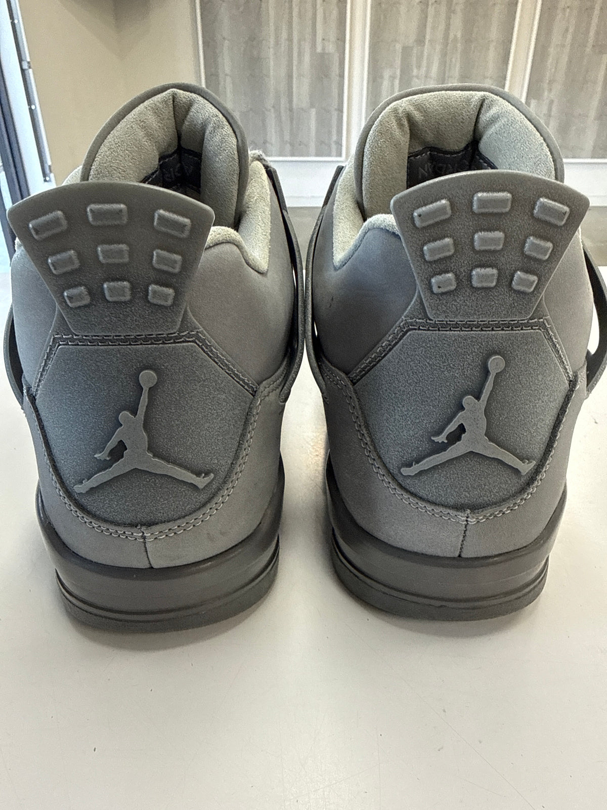 AIR JORDAN 4 PARIS OLYMPICS WET CEMENT - SIZE 10 (WORN) - SUPER CLEAN