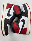 AIR JORDAN 1 HIGH BLACK TOE REIMAGINED - SIZE 12 (WORN)