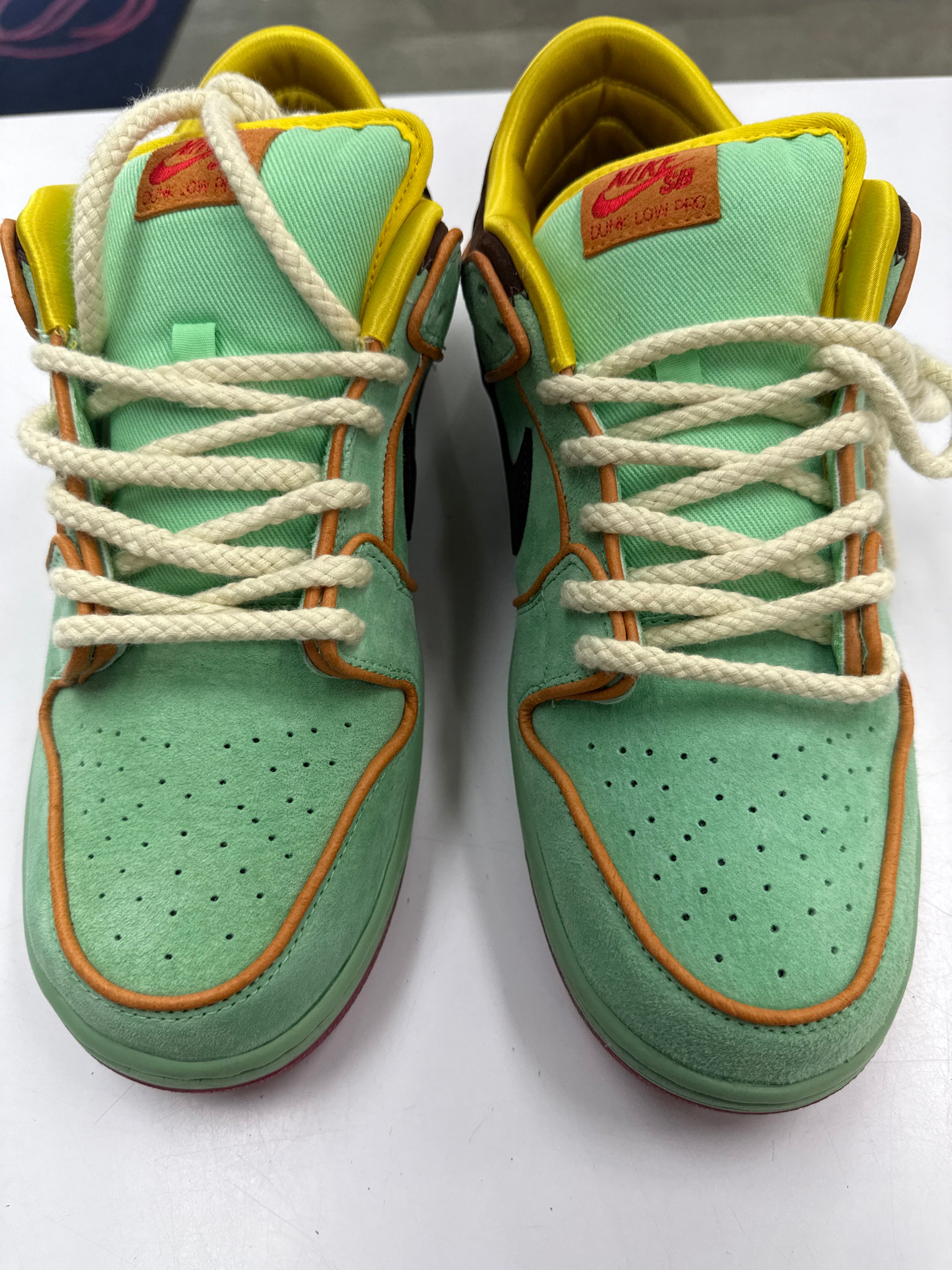 SB DUNK LOW RODEO TOURMALINE - SIZE 13 (WORN)