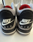 AIR JORDAN 3 BLACK CEMENT 2024 - SIZE 13 (WORN)