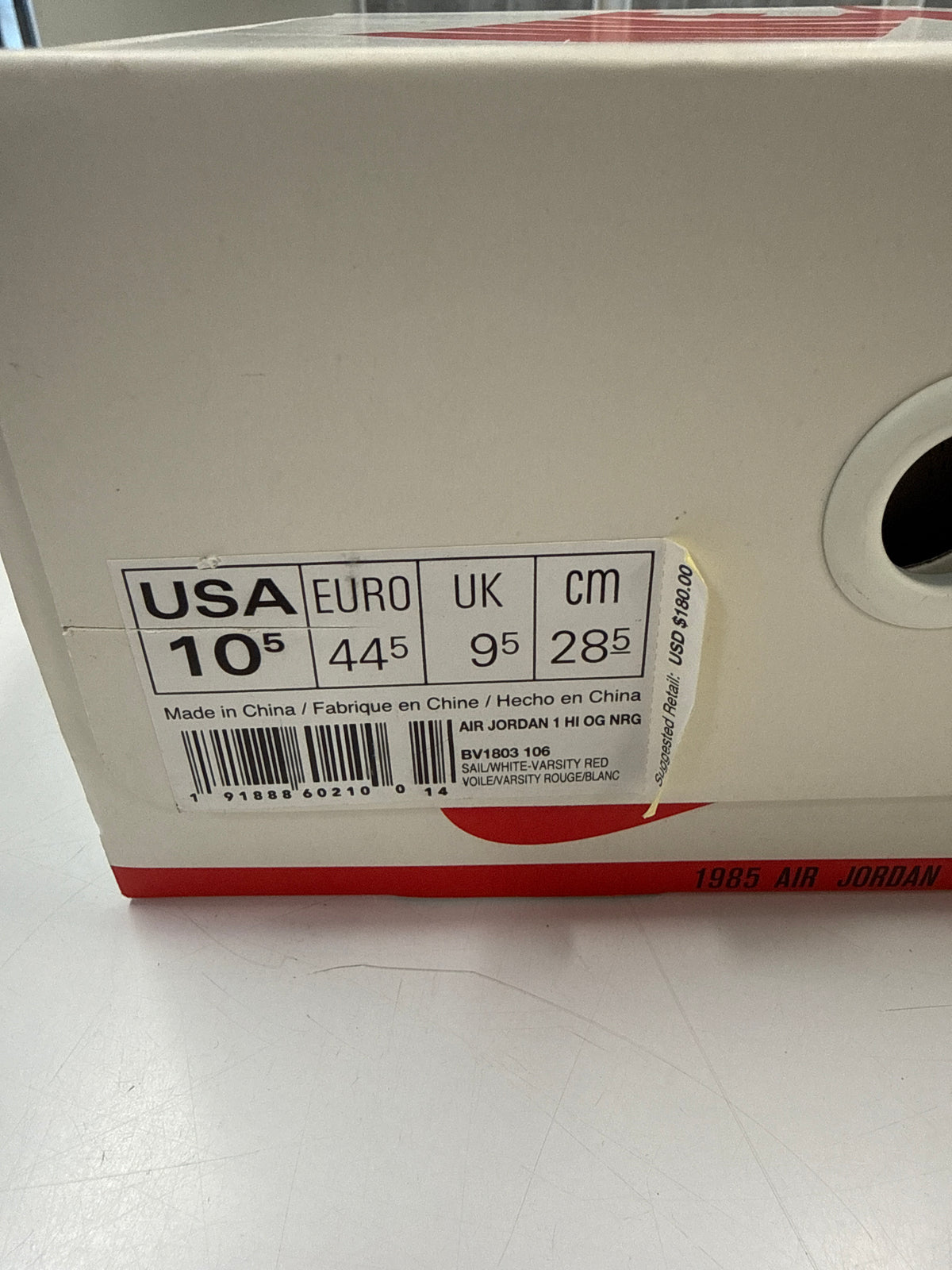 AIR JORDAN 1 HIGH NIGEL SYLVESTER - SIZE 10.5 (WORN)