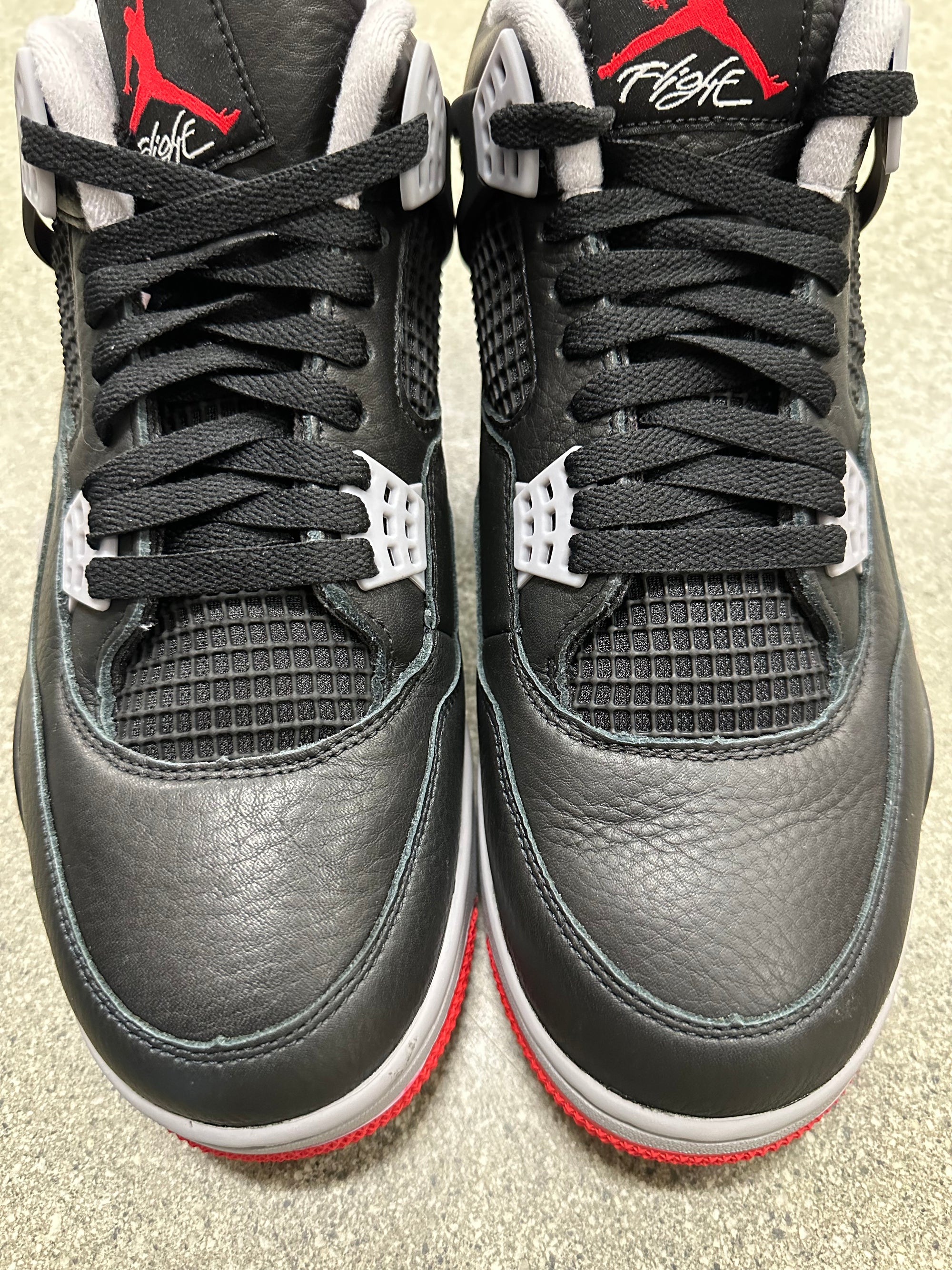 AIR JORDAN 4 BRED REIMAGINED - SIZE 12 (WORN) (SUPER CLEAN)