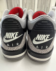 AIR JORDAN 3 OG BLACK CEMENT 2024- SIZE 8 (WORN)