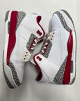 AIR JORDAN 3 CARDINAL RED - SIZE 8 (WORN)