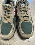 NEW BALANCE M990 TEDDY SANTIS GREEN PURPLE - SIZE 10.5 (WORN)