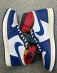 AIR JORDAN 1 UNION STORMBLUE - SIZE 9.5 (WORN) - SUPER CLEAN