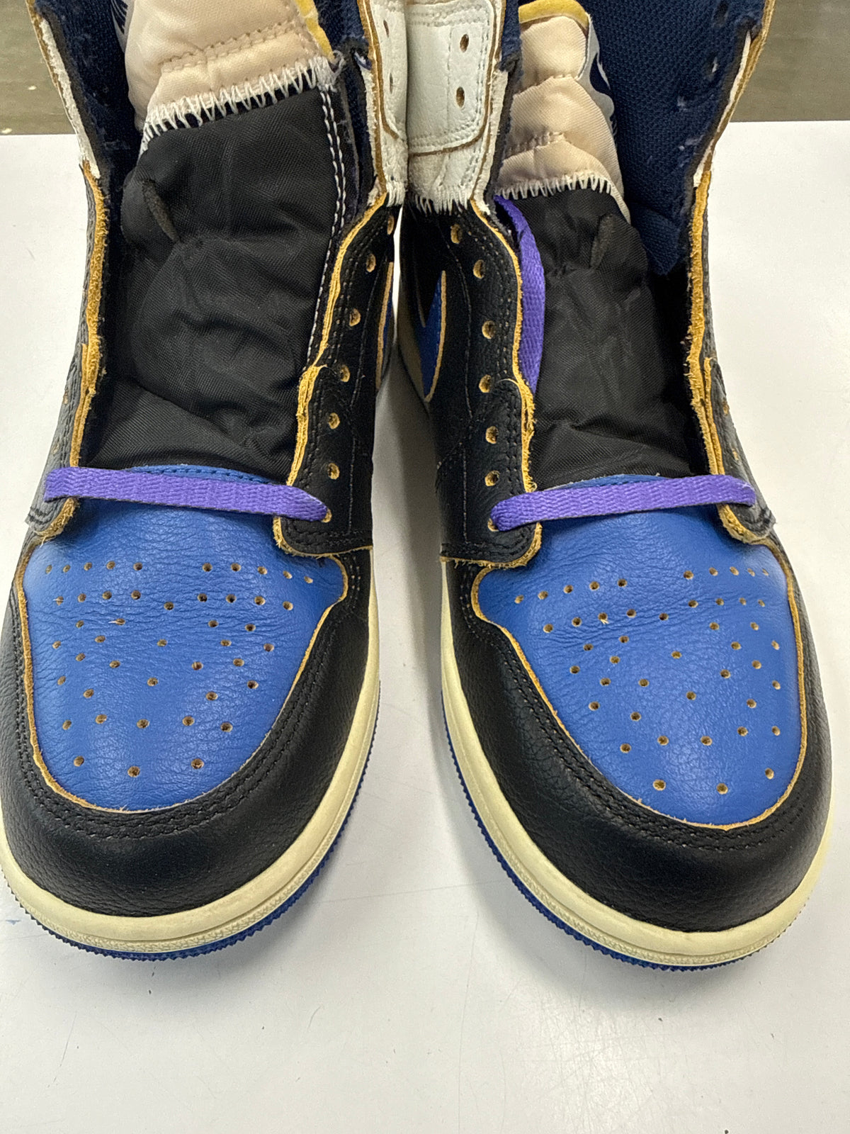 AIR JORDAN 1 HIGH FRAGMENT X UNION LA SPORT ROYAL - SIZE 8 (WORN)