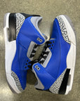 AIR JORDAN 3 VARSITY ROYAL CEMENT - SIZE 9.5 (WORN)