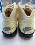 OFF WHITE AIR JORDAN 5 SAIL - SIZE 11.5 (WORN)