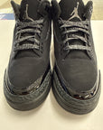 AIR JORDAN 3 BLACK CAT 2025 - SIZE 8 (WORN)
