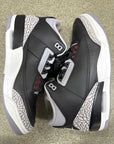 AIR JORDAN 3 BLACK CEMENT 2024 - SIZE 10 (WORN) - SUPER CLEAN