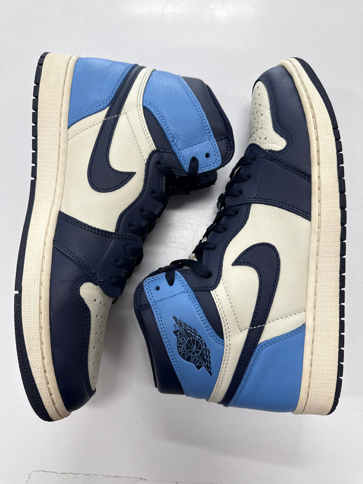 AIR JORDAN 1 HIGH OBSIDIAN - SIZE 12 (WORN)