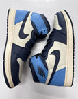 AIR JORDAN 1 HIGH OBSIDIAN - SIZE 12 (WORN)