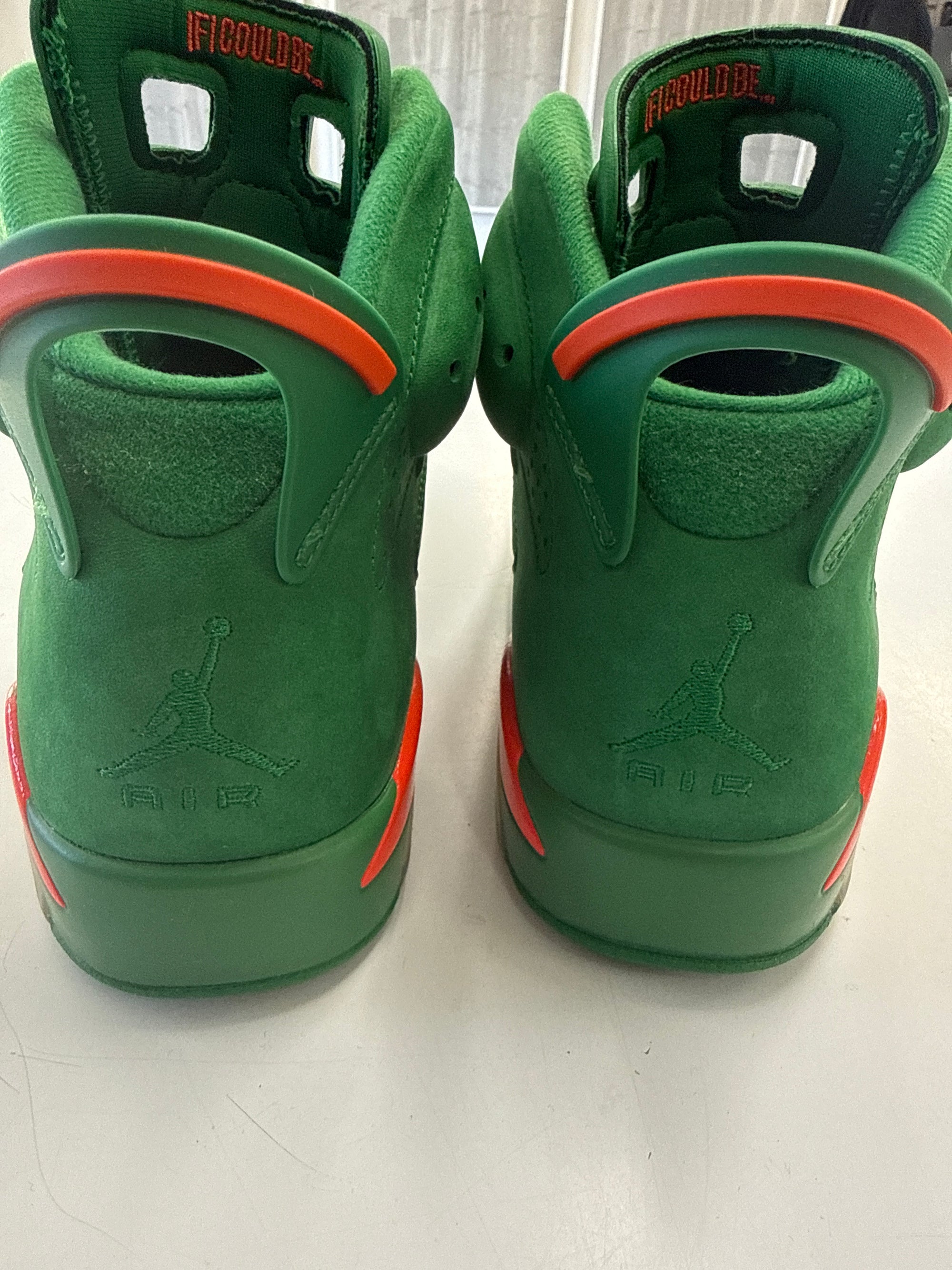 AIR JORDAN 6 GATORADE GREEN - SIZE 8 (WORN)
