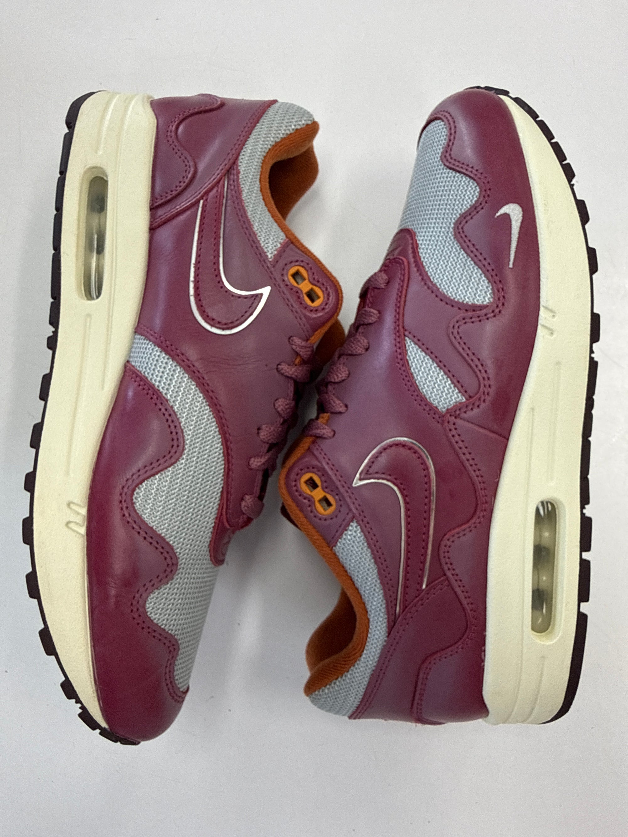 AIR MAX 1 PATTA WAVES RUSH MAROON - SIZE 10.5 (WORN)