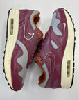 AIR MAX 1 PATTA WAVES RUSH MAROON - SIZE 10.5 (WORN)
