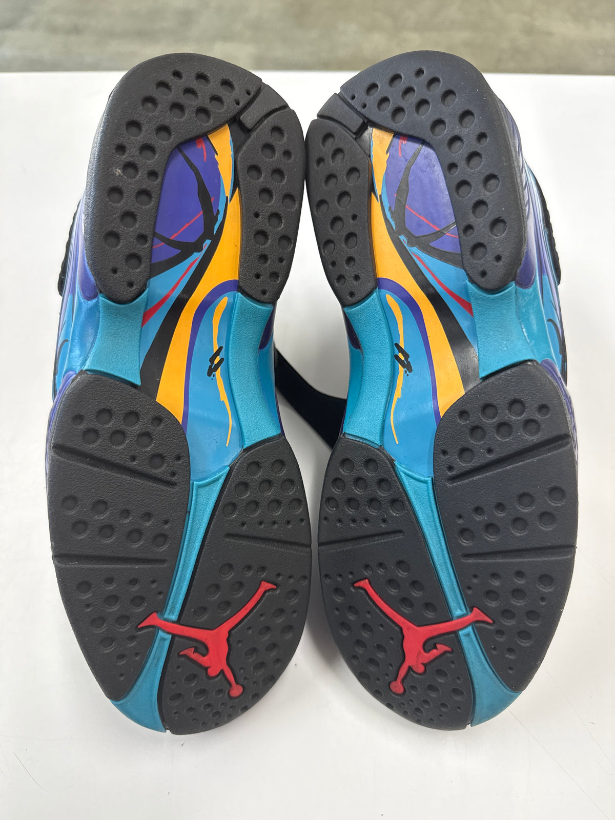 AIR JORDAN 8 AQUA 2025 - SIZE 8 (WORN)