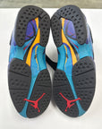 AIR JORDAN 8 AQUA 2025 - SIZE 8 (WORN)