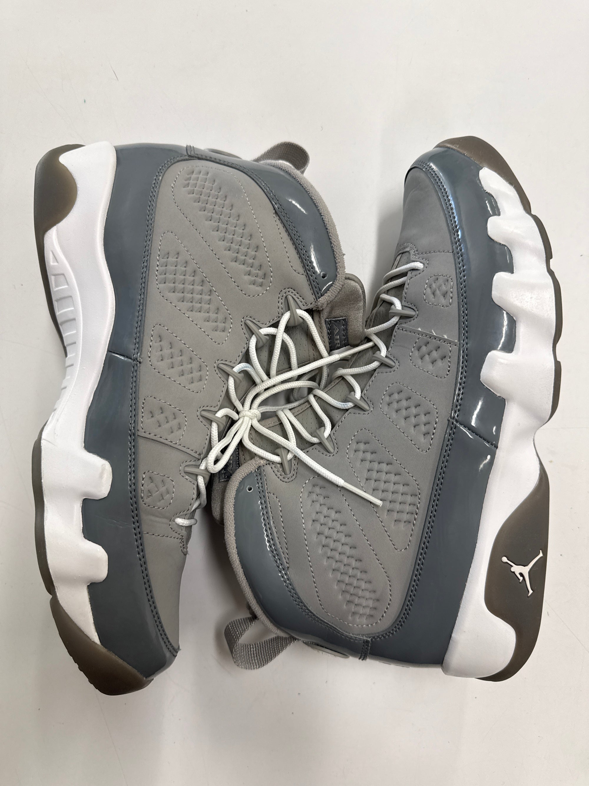 AIR JORDAN 9 COOL GREY 2012 - SIZE 10.5 (WORN) - SUPER CLEAN