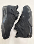 AIR JORDAN 4 BLACK CAT 2025 - SIZE 12 (WORN) - SUPER CLEAN