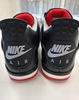 AIR JORDAN 4 BRED REIMAGINED - SIZE 11 (WORN) - SUPER CLEAN - SMALL PUNCTURE IN LID