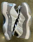 AIR JORDAN 11 LOW CEMENT GREY - SIZE 10 (WORN)