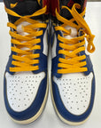 AIR JORDAN 1 HIGH UNION STORM BLUE - SIZE 11.5 (WORN) - SUPER CLEAN