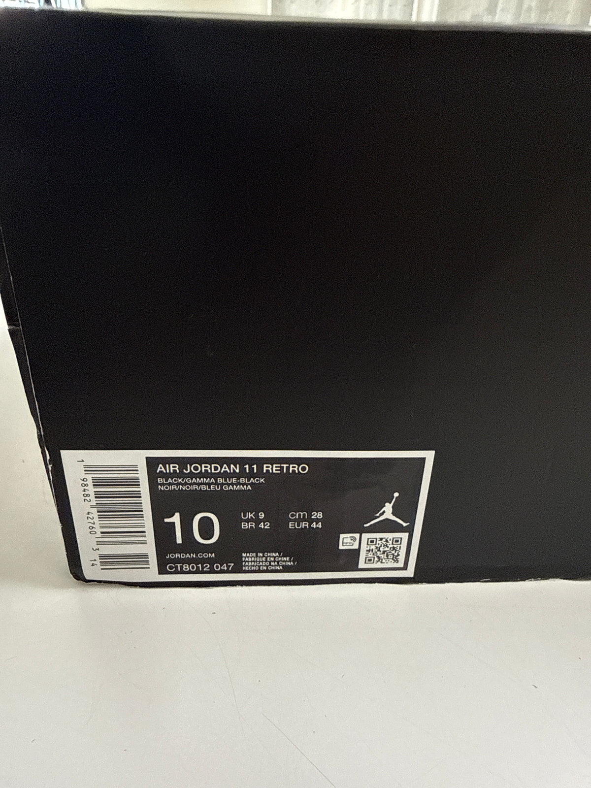 AIR JORDAN 11 GAMMA 2025 - SIZE 10 (WORN)