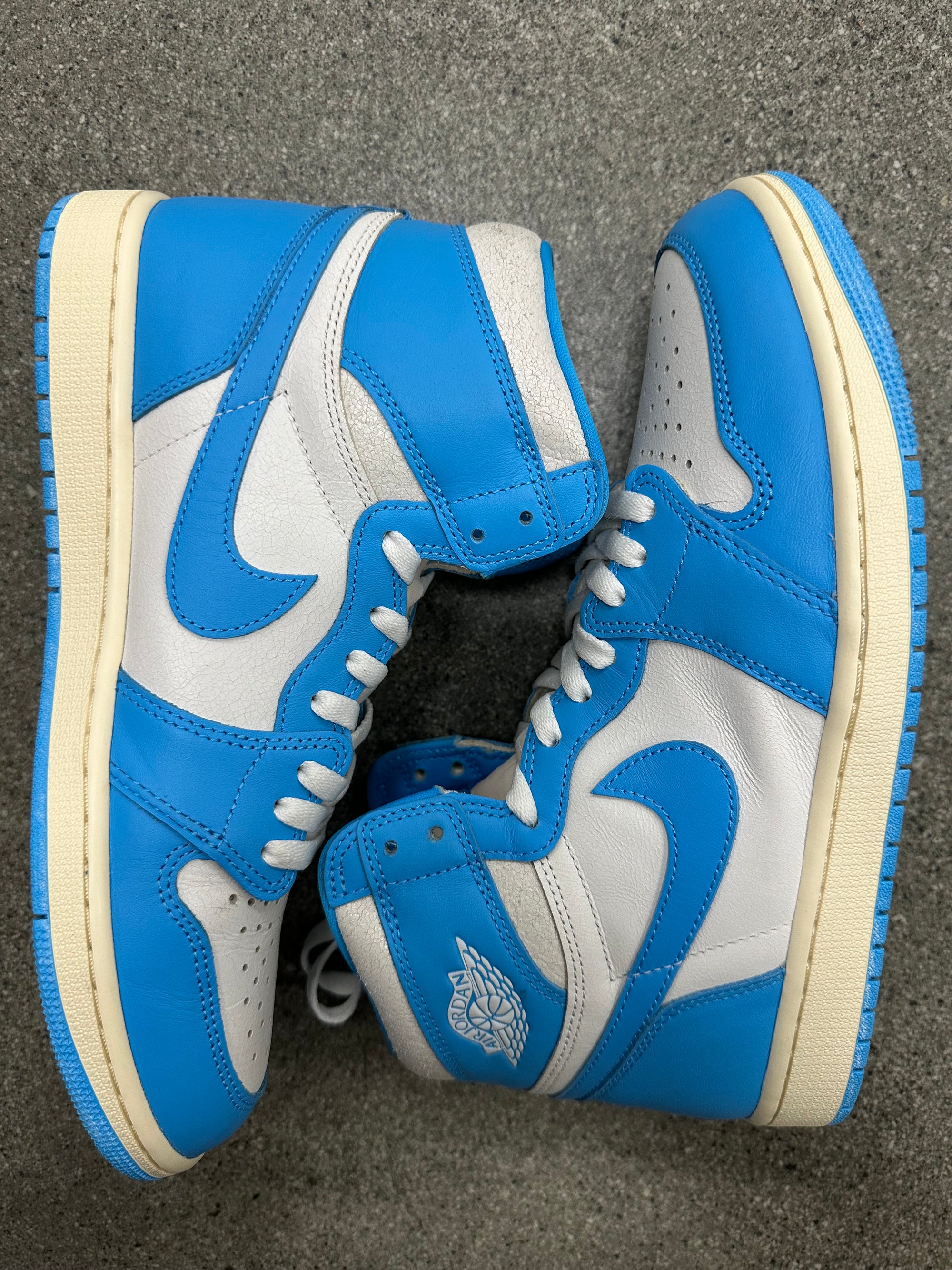 AIR JORDAN 1 REIMAGINED UNC - SIZE 10 (WORN)