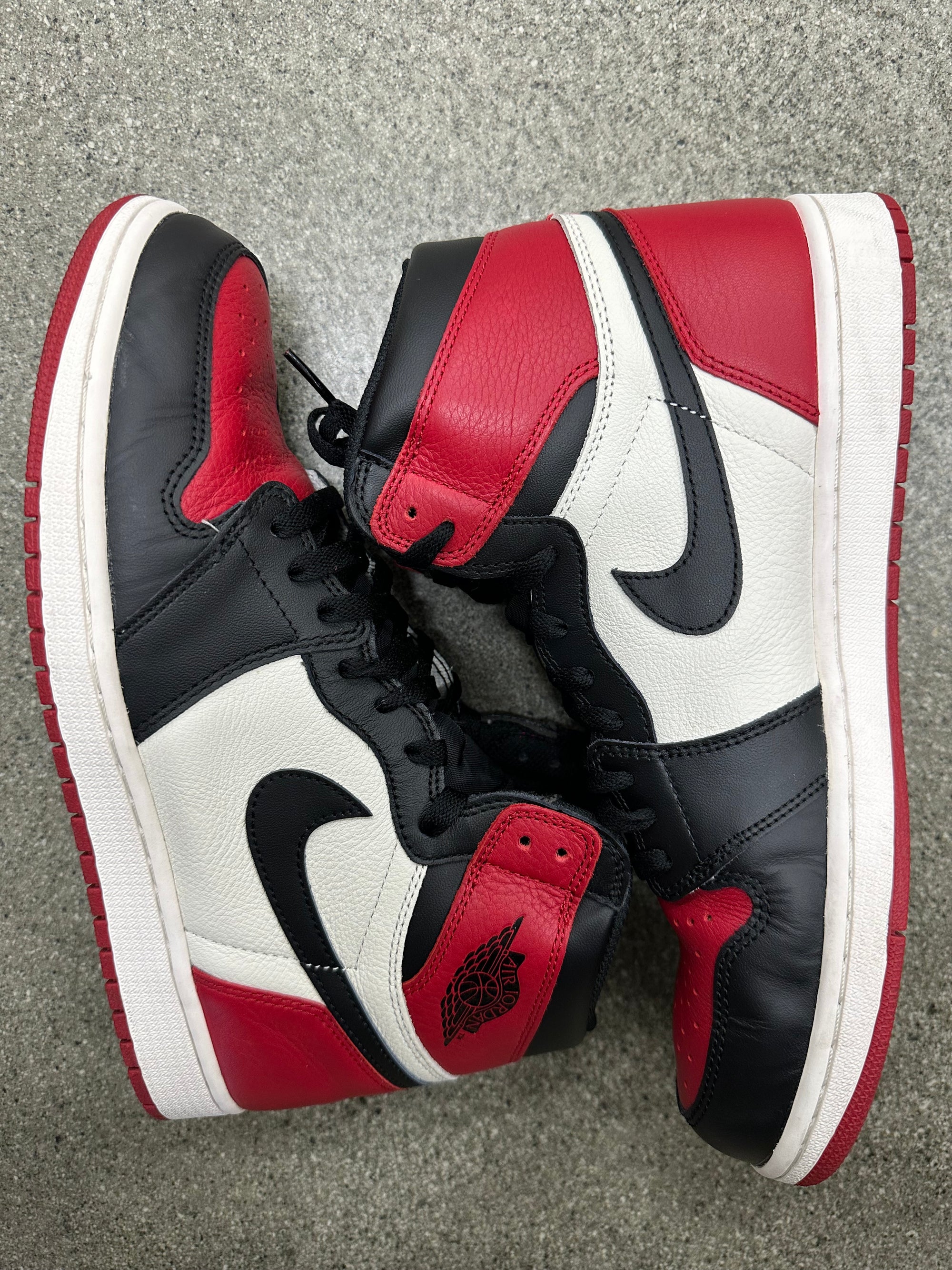 AIR JORDAN 1 HIGH BRED TOE - SIZE 11.5 (WORN)