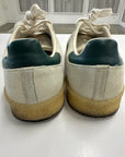 SAMBA KITH CLARKS 8TH STREET SAMBA BY RONNIE FIEG CHALK WHITE GREEN - SIZE 8 (WORN)