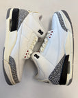 AIR JORDAN 3 WHITE CEMENT REIMAGINED - SIZE 8.5 (WORN) - SUPER CLEAN