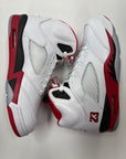 AIR JORDAN 5 FIRE RED BLACK TONGUE 2025 - SIZE 10.5 (WORN)