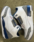 AIR JORDAN 3 TRUE BLUE 2011 - SIZE 9.5 (WORN)
